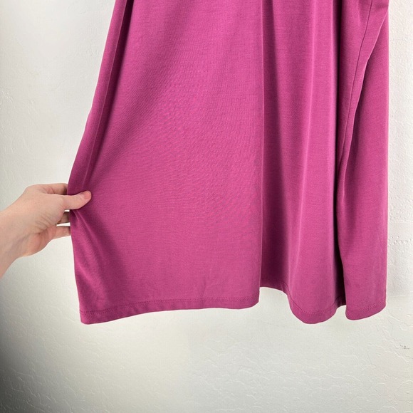 Torrid Top Womens Blouse 1 Plus Pink Halter Neck Sleeveless Pullover Oversized - Picture 5 of 8